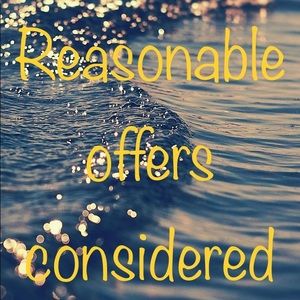 Lowball offers will be ignored